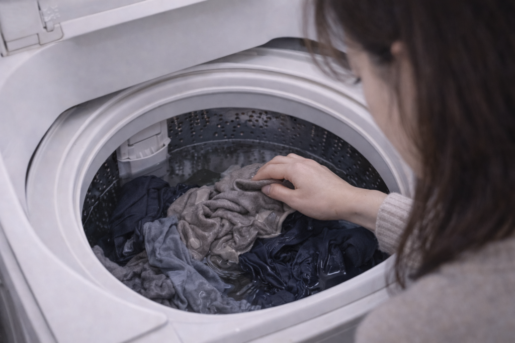 洗濯機が脱水できないトラブルのイメージ