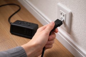 コンセントが使えないトラブルのイメージ